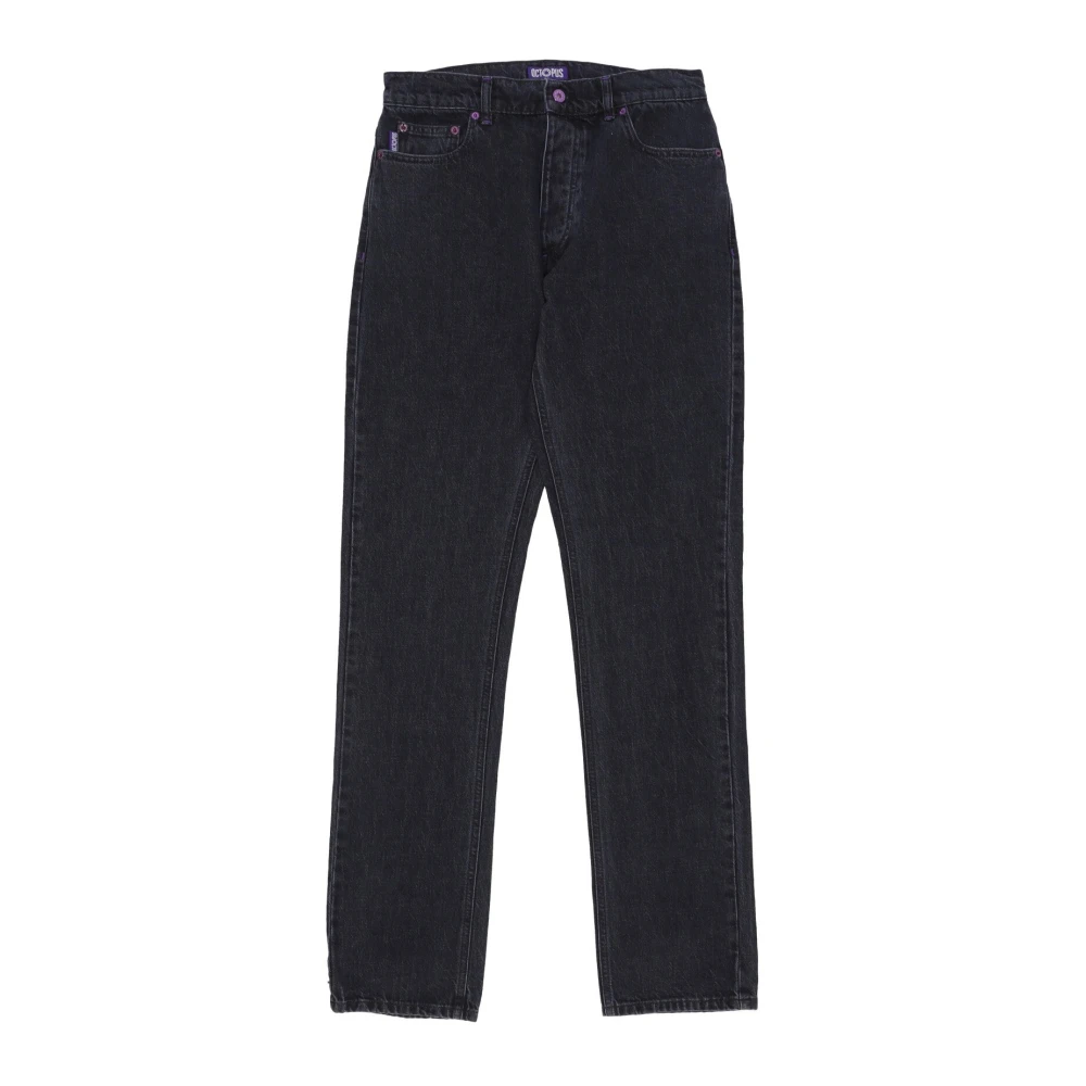 Octopus Zwarte Denim Regular Fit Jeans Black Heren