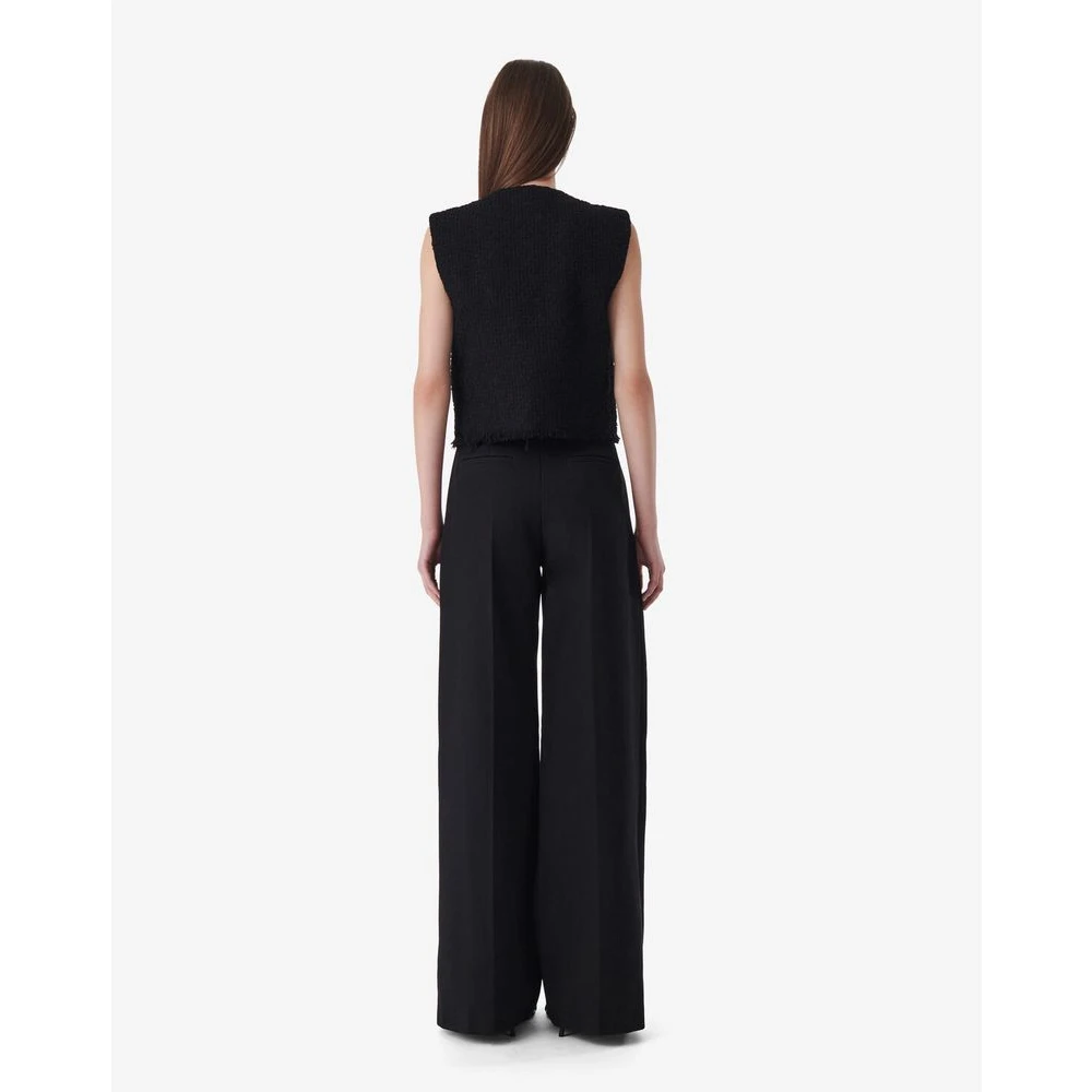 IRO Mouwloze Top Black Dames