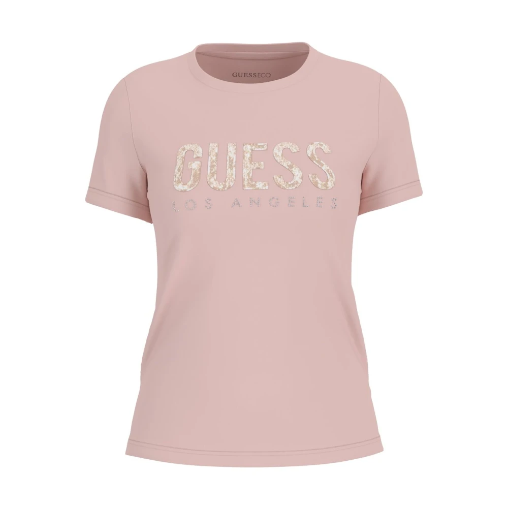 Guess - Tops > T-Shirts - Pink - Guess - Modalova