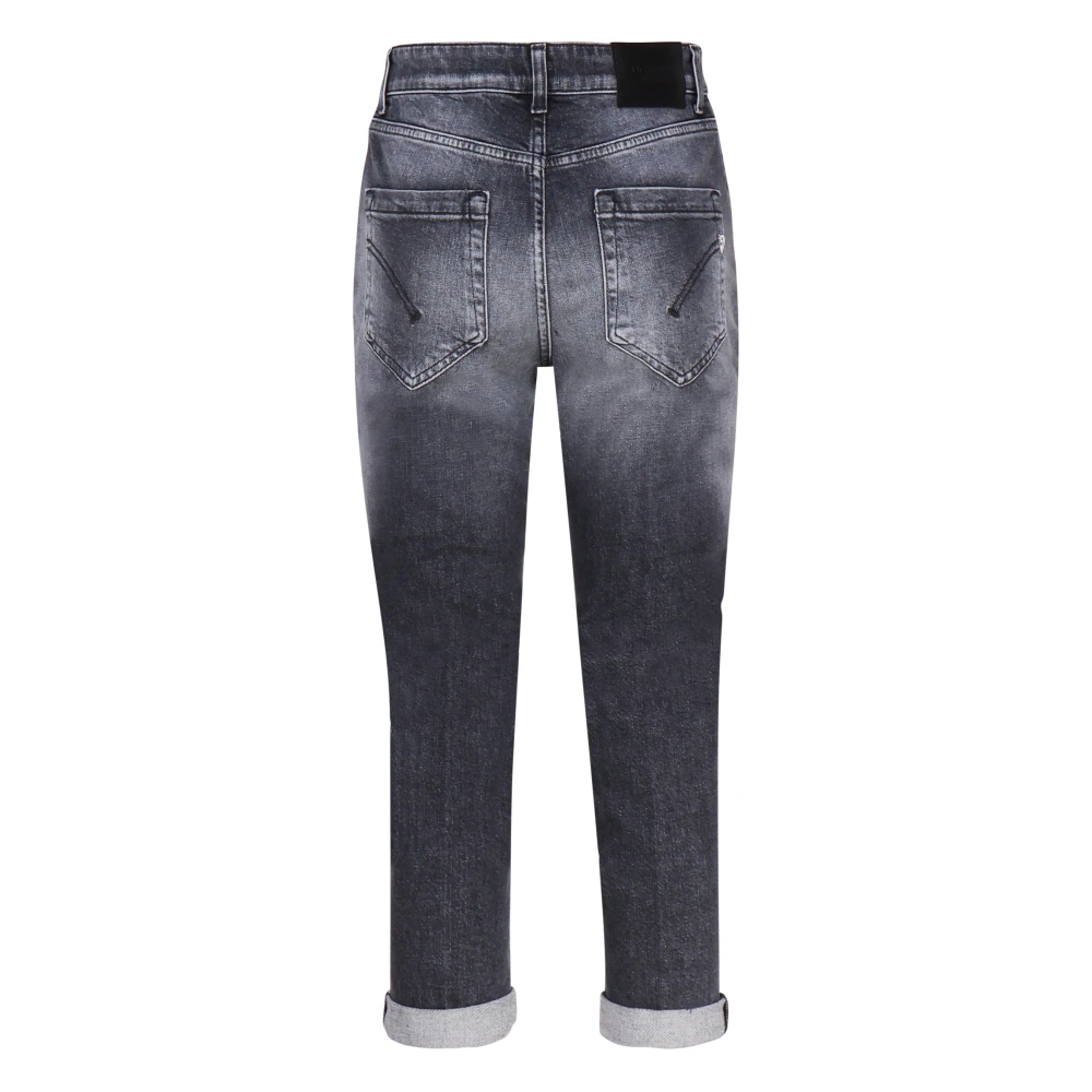 Dondup Koons Loose Fit Enkel Lengte Jeans Blue Dames
