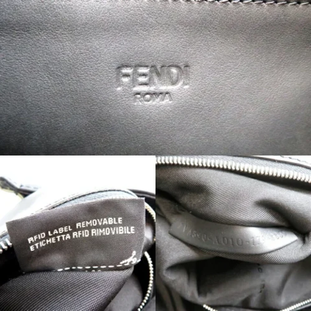 Fendi Vintage Pre-owned Leather totes Black Dames