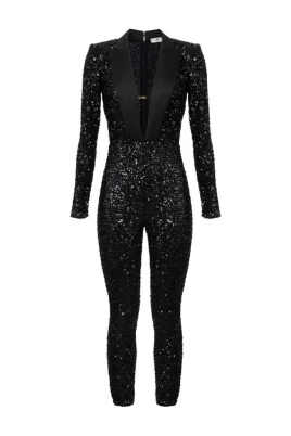 Red Carpet jumpsuit med fullständiga paljetter