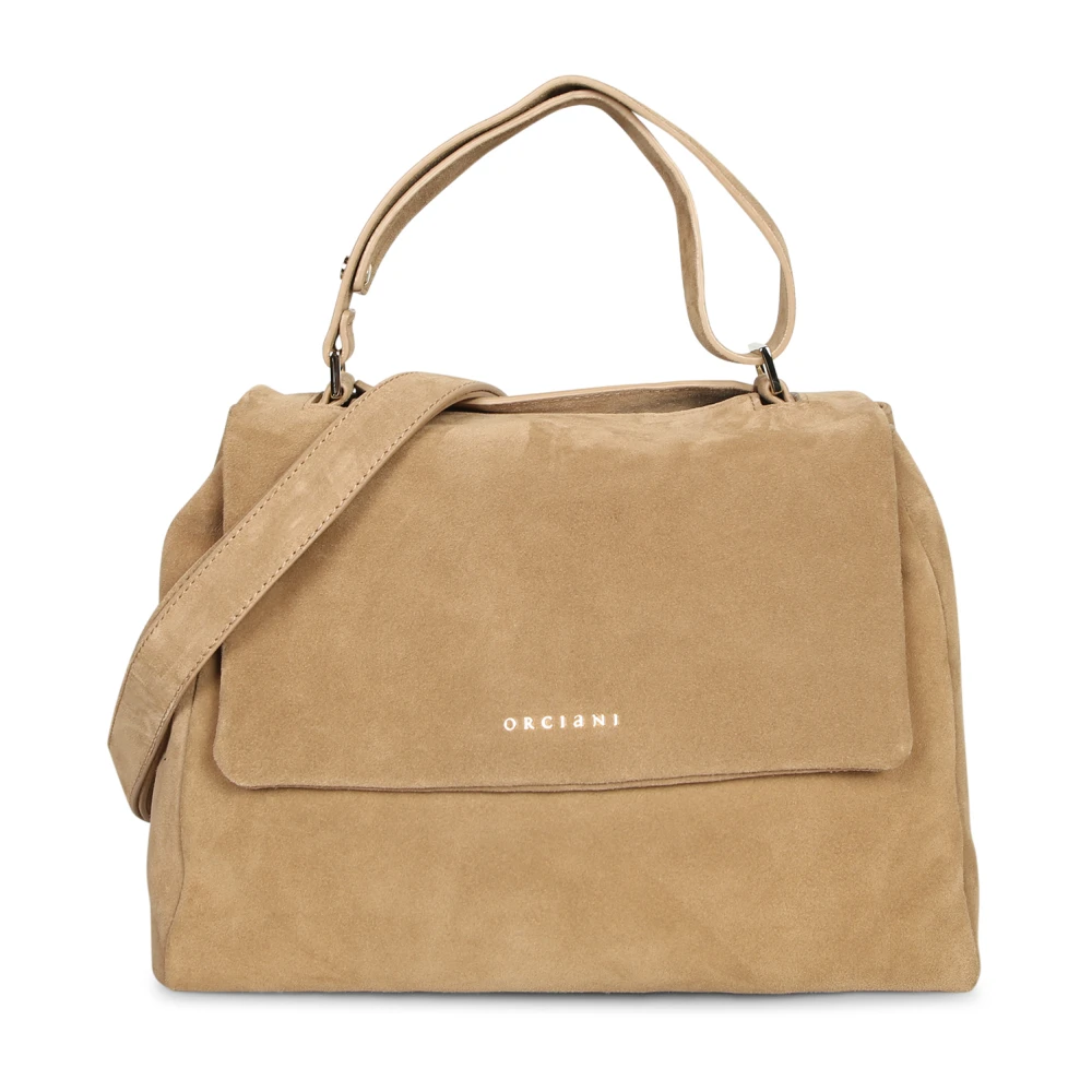 Orciani Vrouw Beige Tassen Dames, One Size, Leer, Sveva Bag