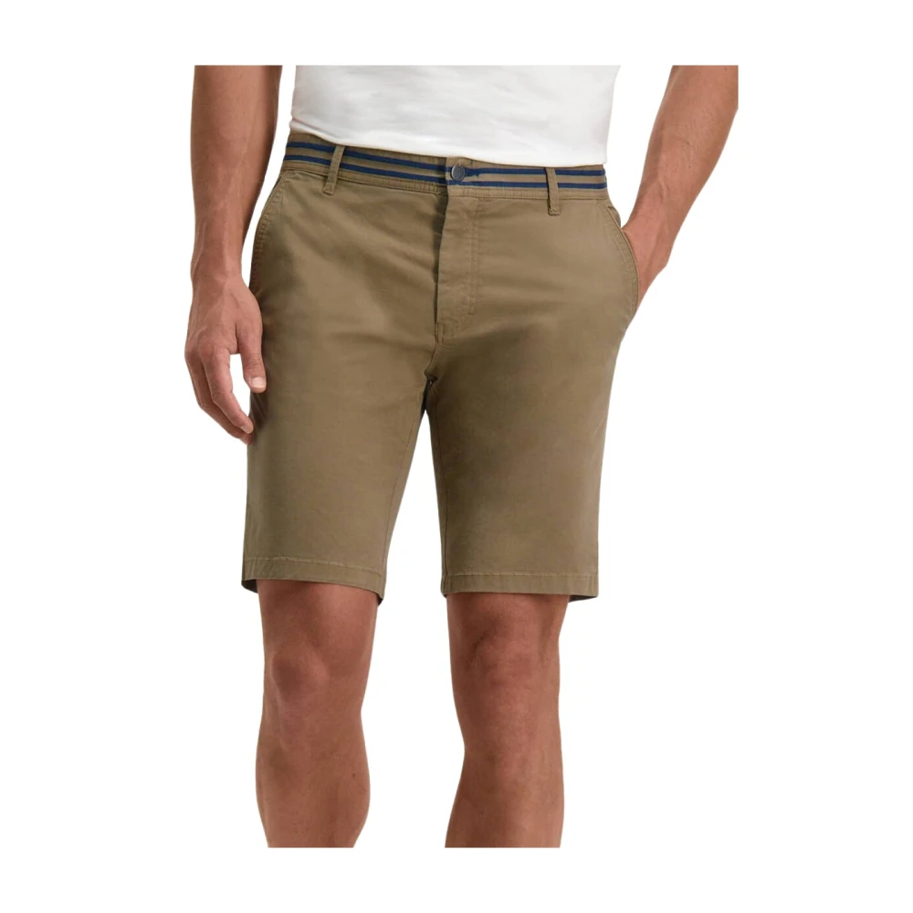 State of Art Casual Chino Shorts voor Mannen Green Heren