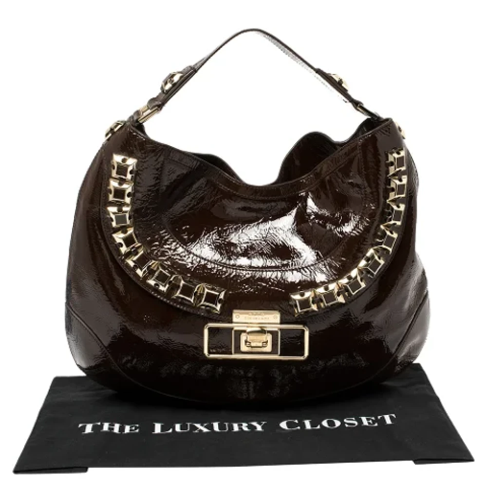 Anya Hindmarch Pre-owned Leather handbags Brown Dames