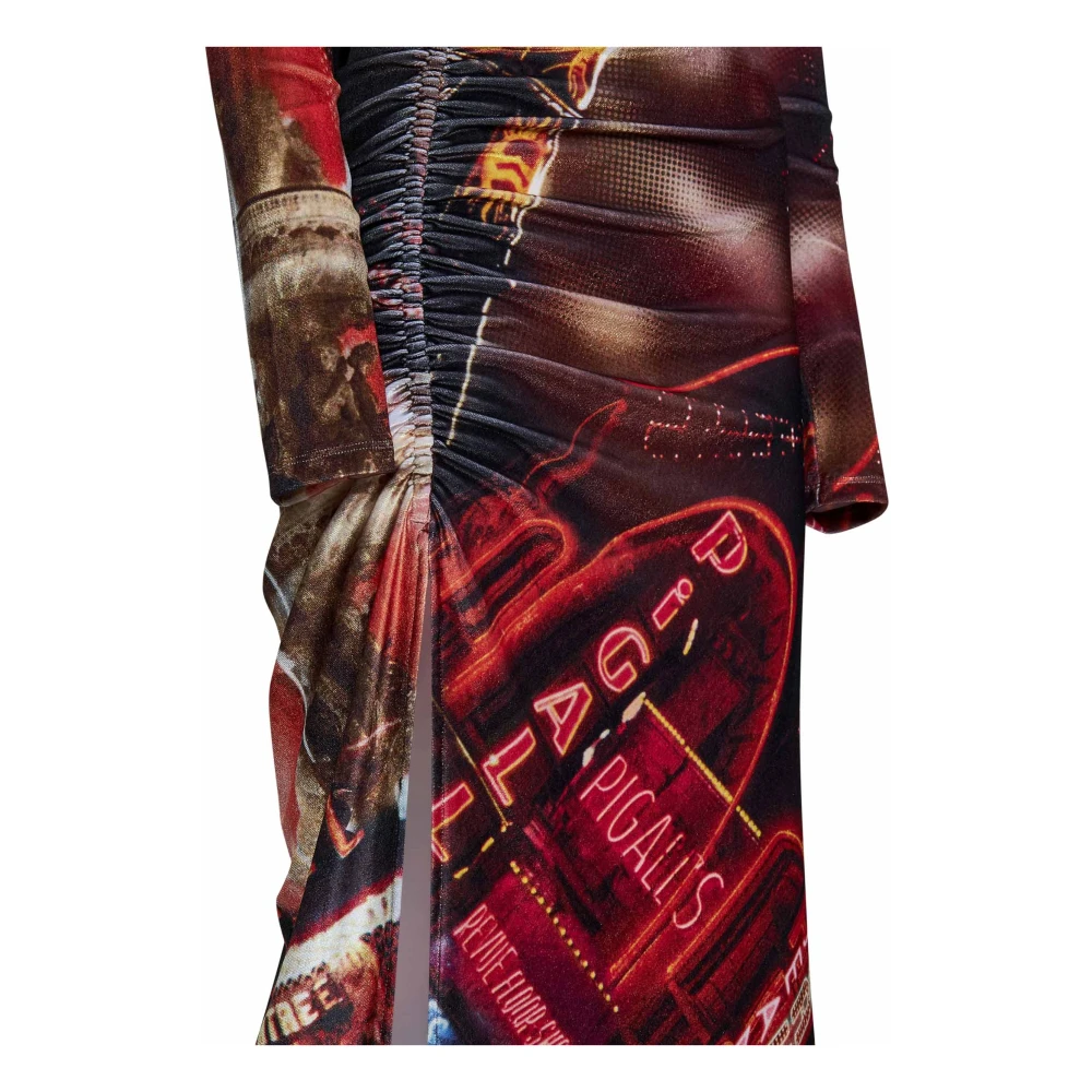 Jean Paul Gaultier Rode Pigalle Turtleneck Top Multicolor Dames