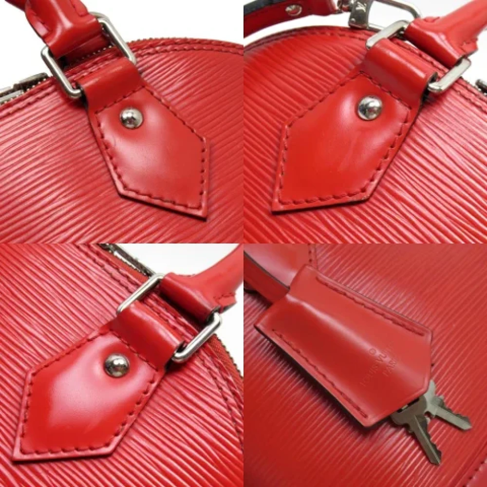 Louis Vuitton Vintage Pre-owned Leather handbags Orange Dames