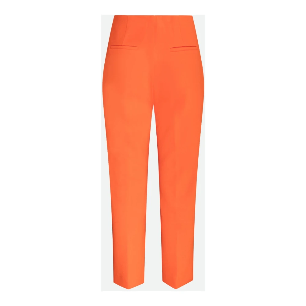 SPORTMAX Oranje Casual Broek Orange Dames