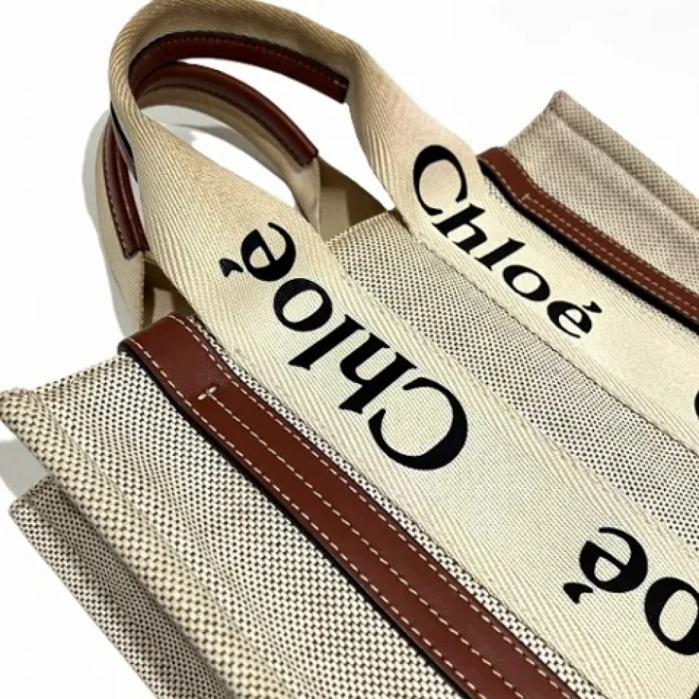 Chloé Pre-owned Canvas handbags Brown Dames