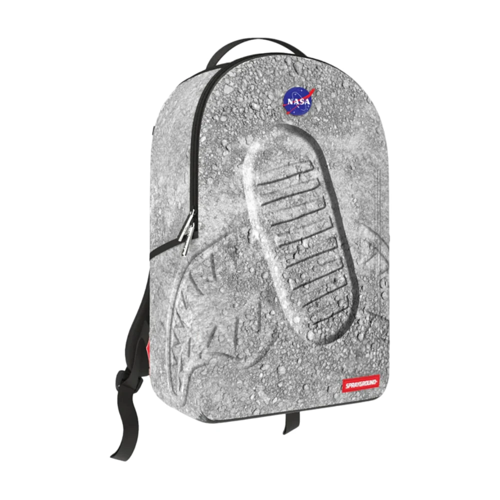 Sprayground Nasa Footprint Rugzak in Grijs Gray Unisex