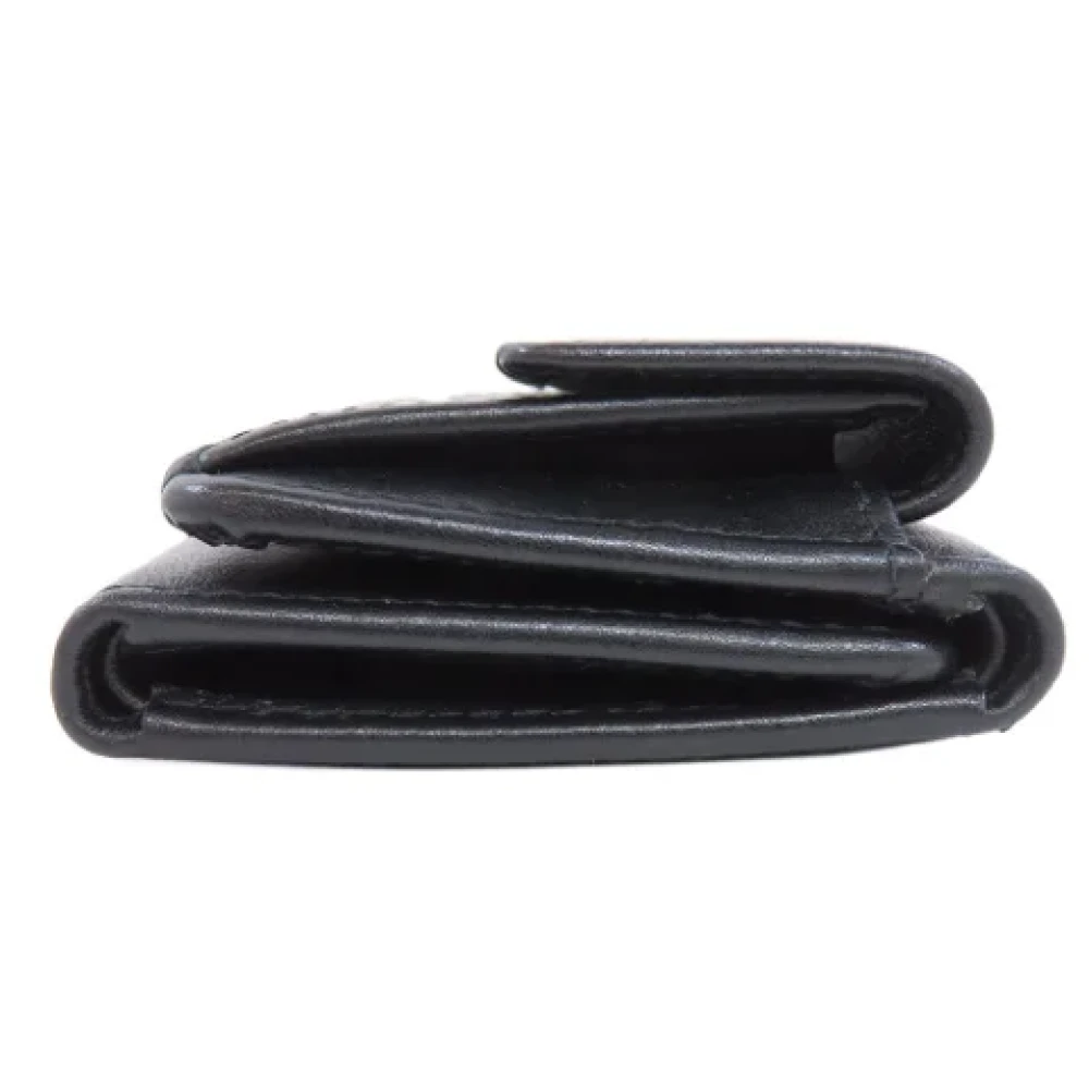 Jimmy Choo Pre-owned Leather wallets Black Dames