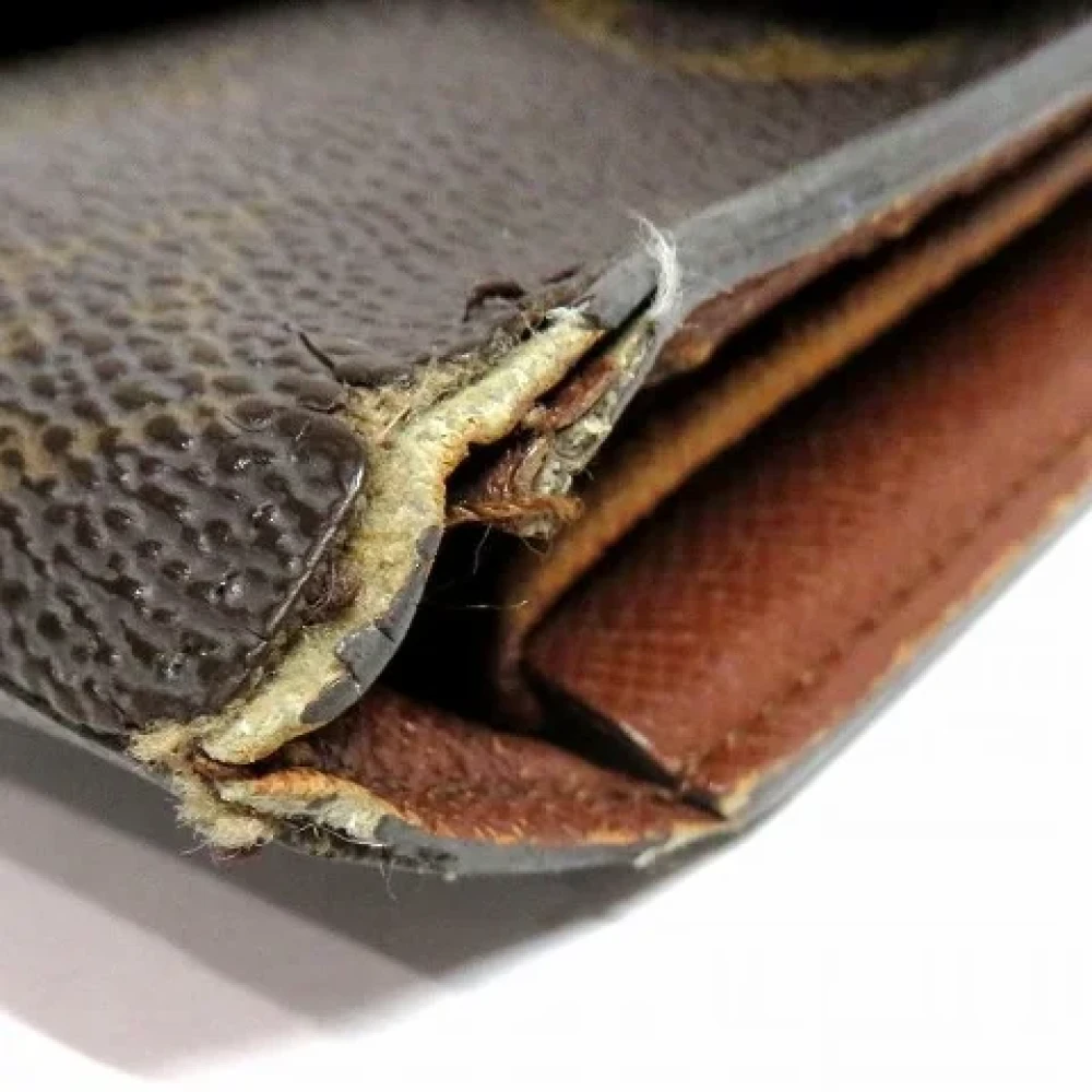 Louis Vuitton Vintage Pre-owned Canvas wallets Brown Dames