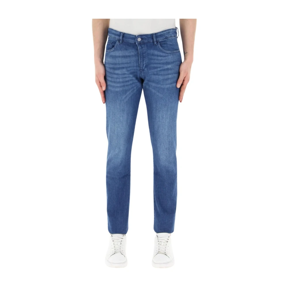 Hugo Boss Slim Fit Denim Jeans Blue Heren