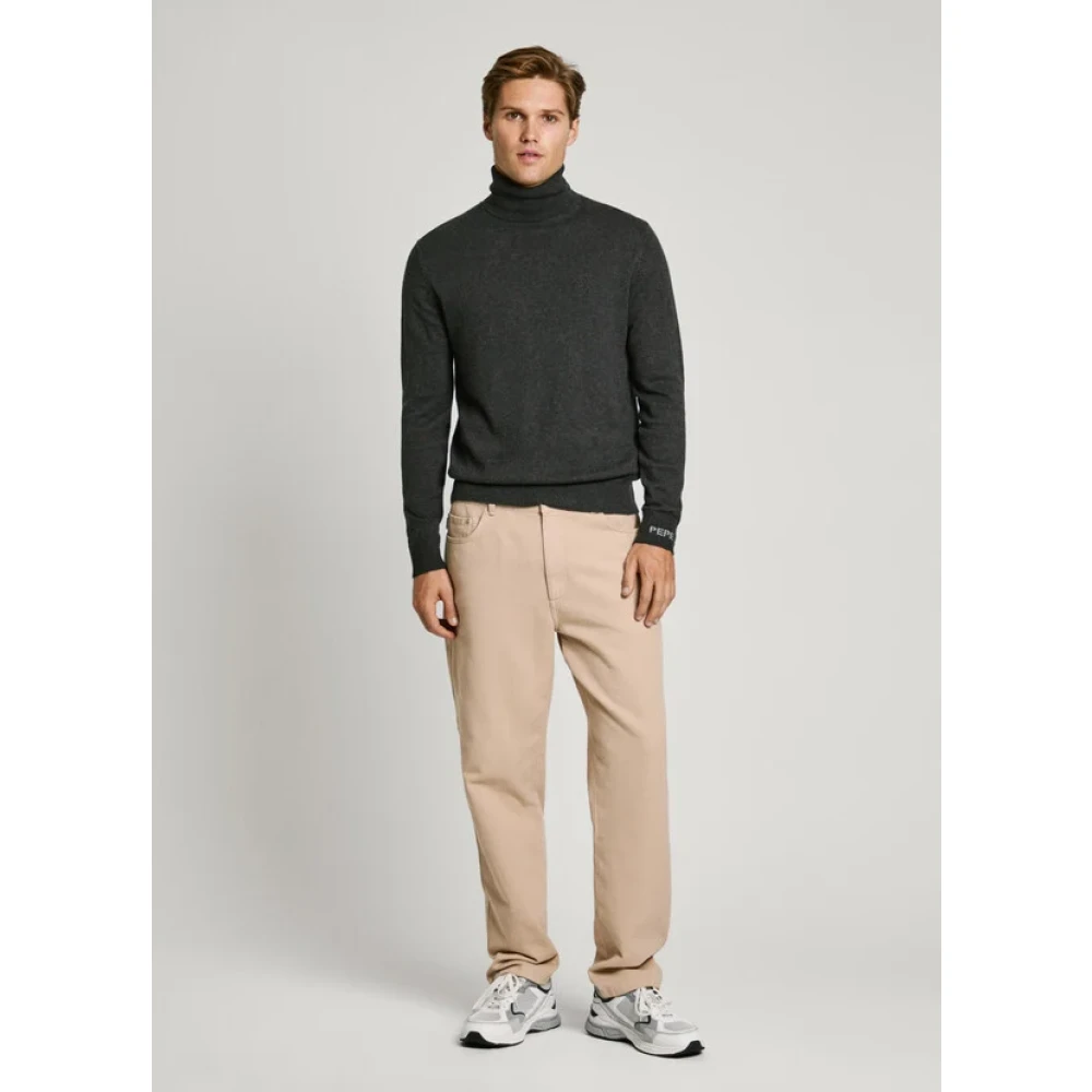 Pepe Jeans Regular Fit Hoge Hals Sweater Gray Heren