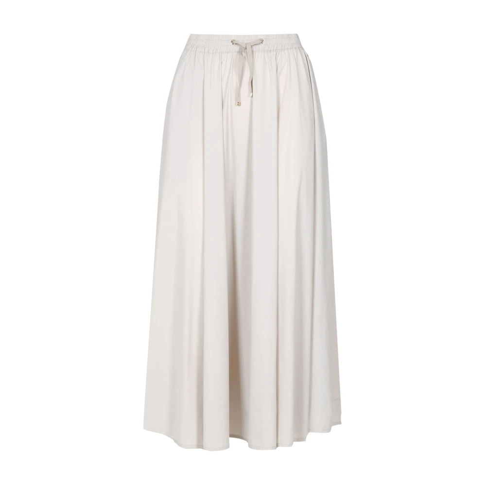 Herno Resort Rok met Satijnen Effect White Dames