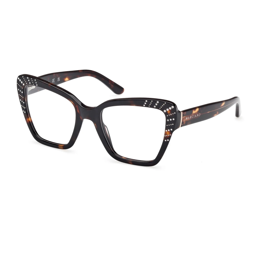 Guess Brown Glasses, Female, 53 Mm, Stylish Eyeglasses In