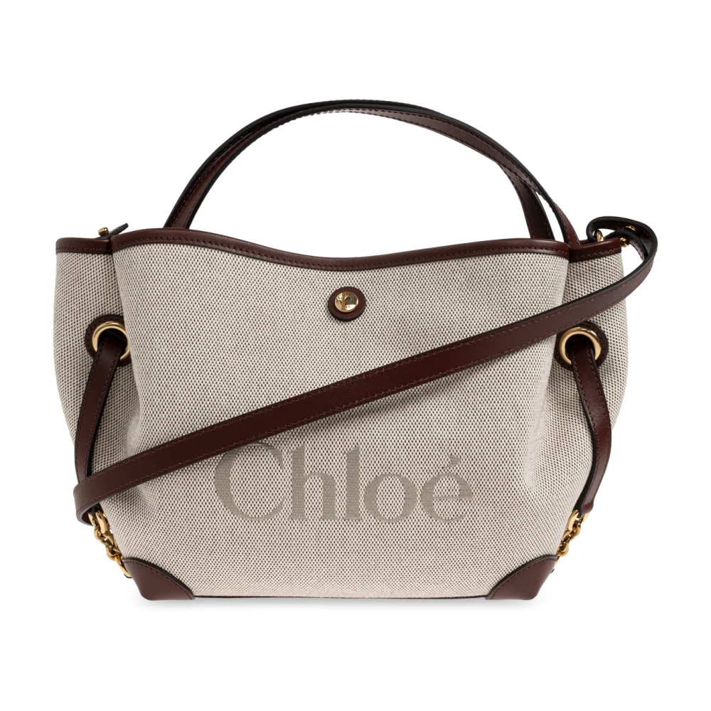 Chloé Women's Nude & Neutrals Small Clover Canvas Bag - Image 3