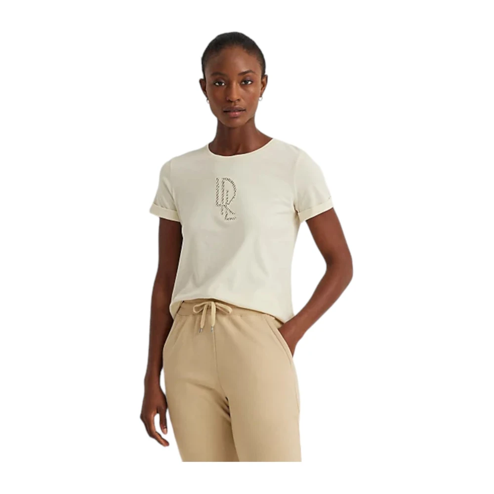 Ralph Lauren Korte Mouw T-shirt Black Dames