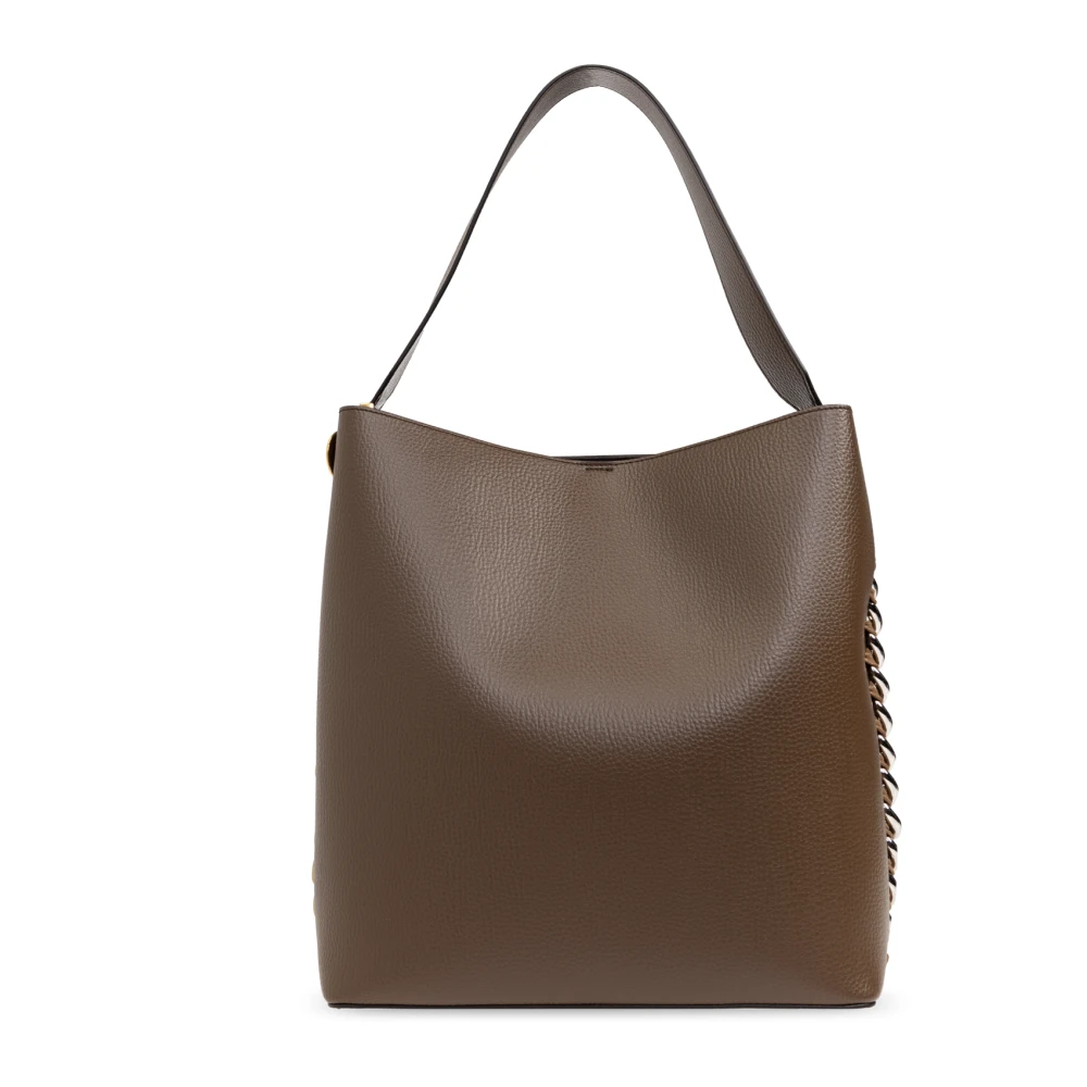 Stella Mccartney Frayme bucket-style schoudertas Brown Dames