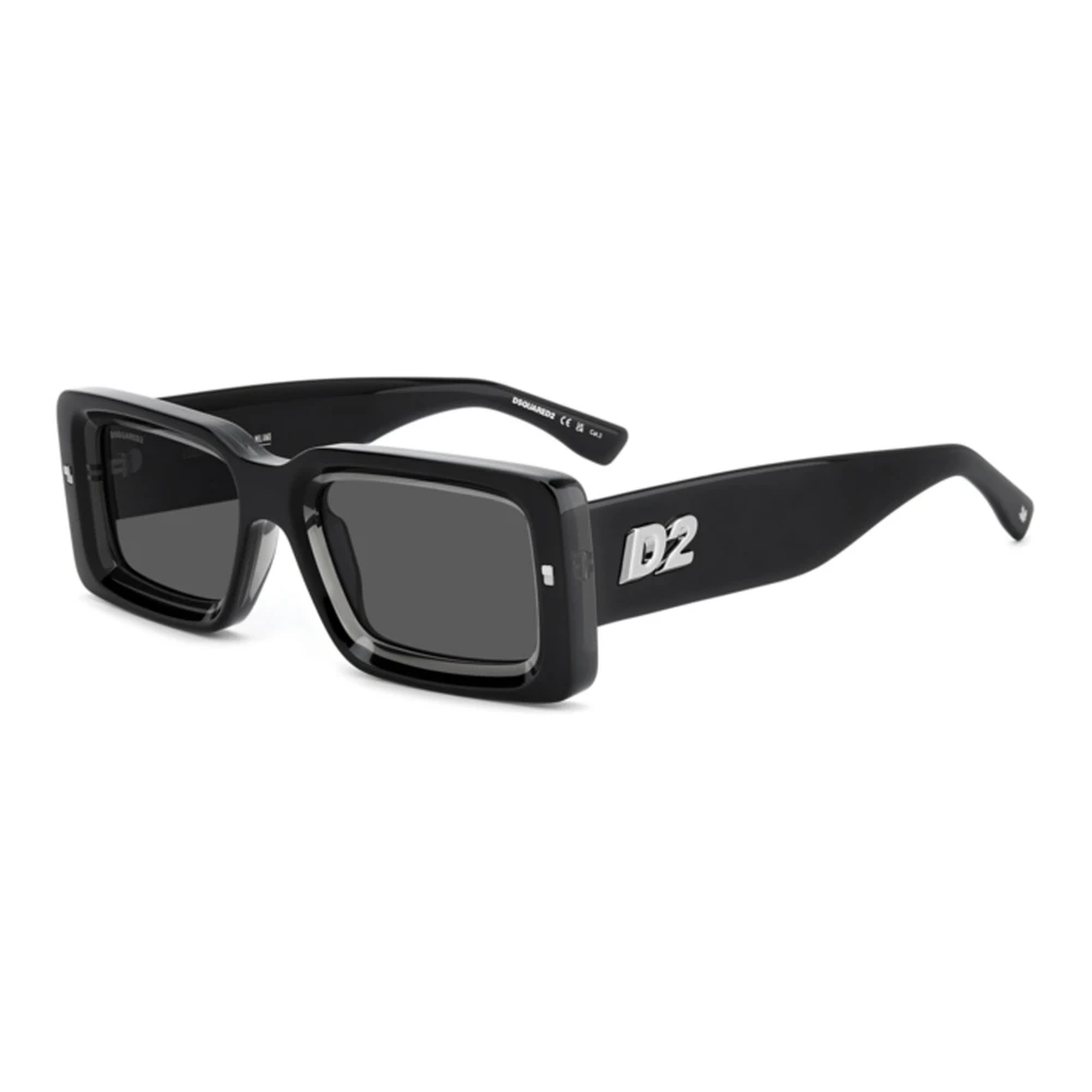 Dsquared2 Men's Black Sunglasses, 52 Mm, Grey Sunglasses