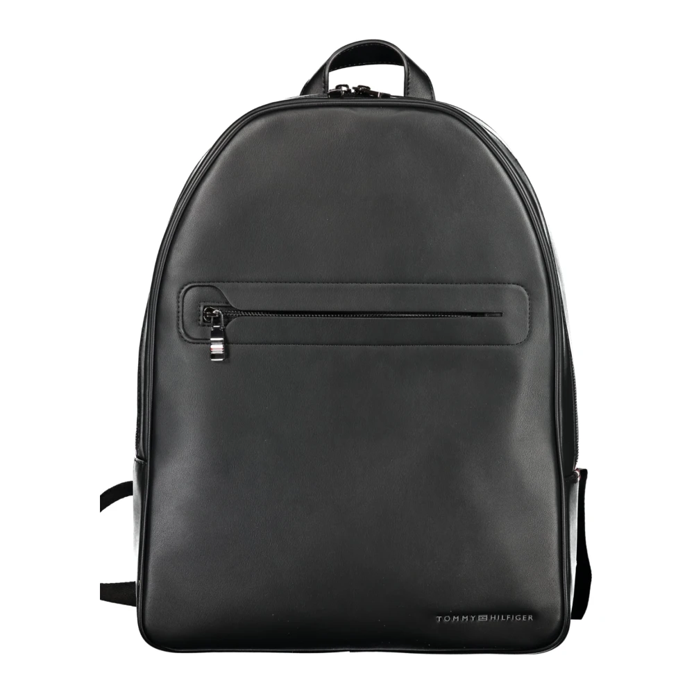 Tommy Hilfiger Herren Schwarz Leder-Rucksack Einheitsgröße - Bild 3