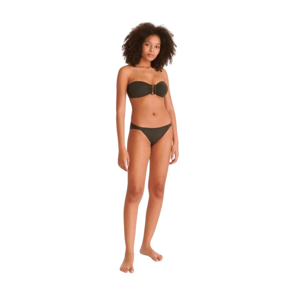 Eres Hoog uitgesneden Bikini Onderkant Volcan Stijl Brown Dames