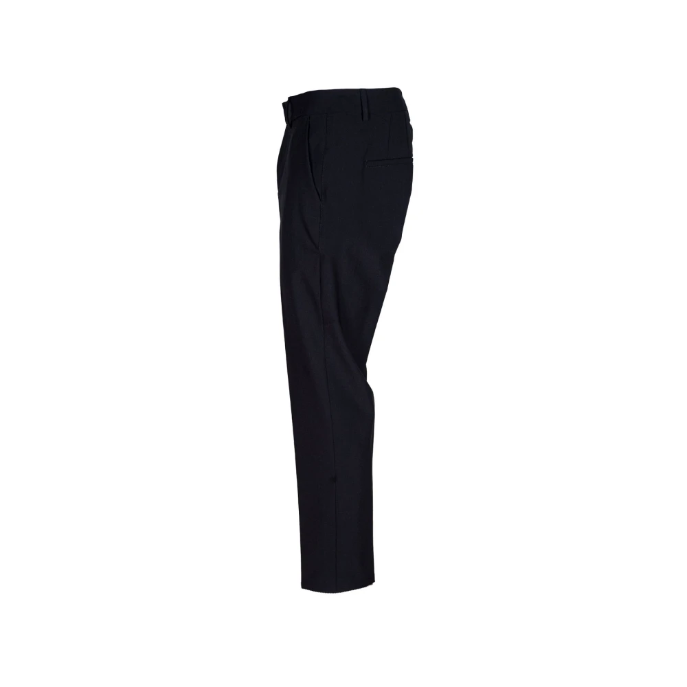 Dondup Klassieke Chino Broek Regular Fit Enkel Lengte Black Heren