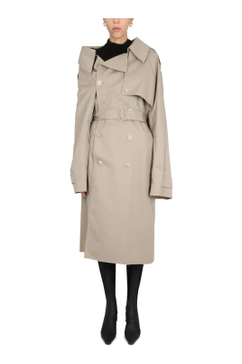 Oversized Quiltad Pufferjacka med Huva
