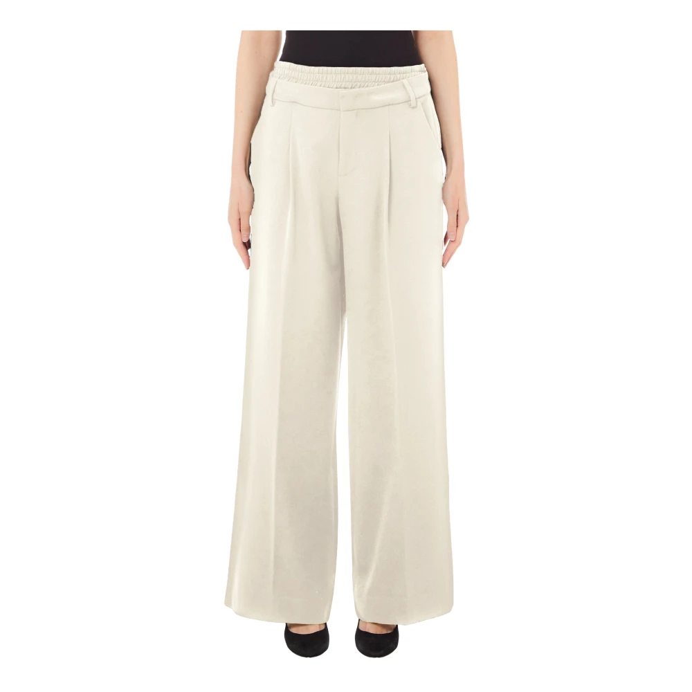 Liu Jo Elastische Joggingbroek Beige Dames