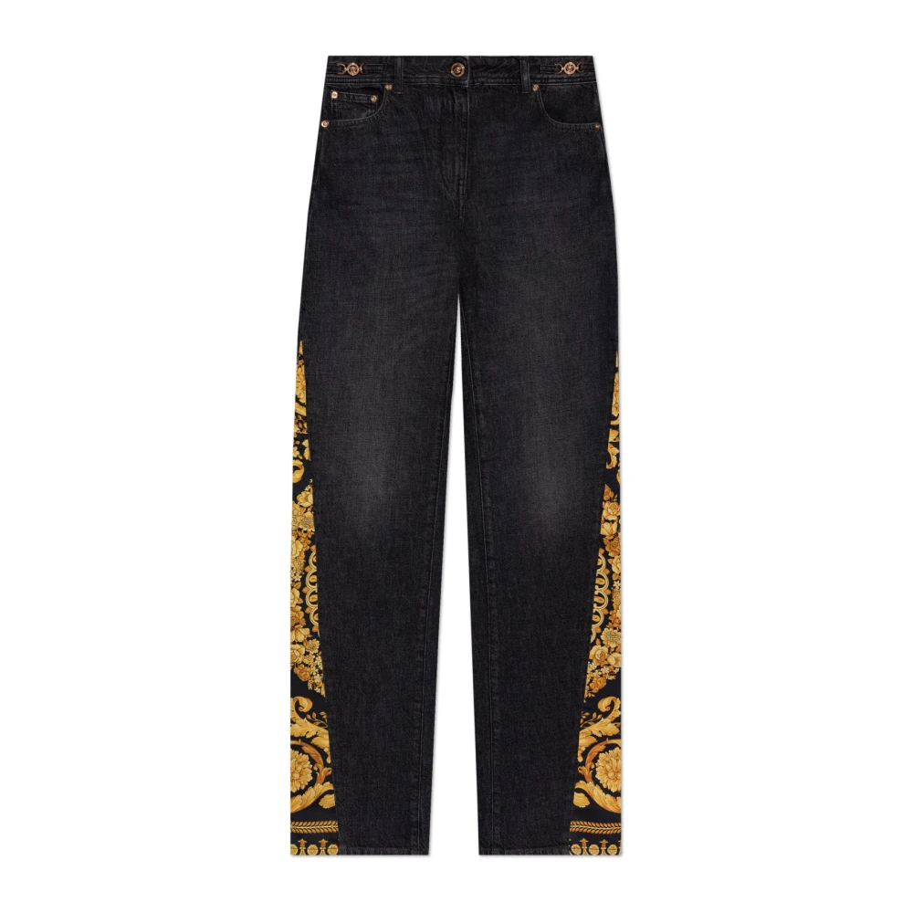 Versace Jeans met Barocco-motief Black Dames