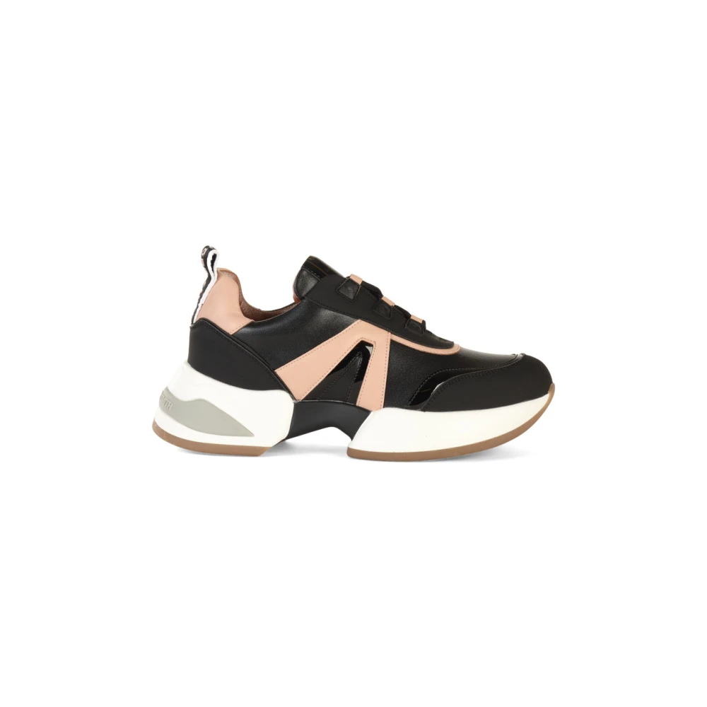 Alexander Smith Chunky Marble Sneakers met Glanzende Inzetstukken Black Dames