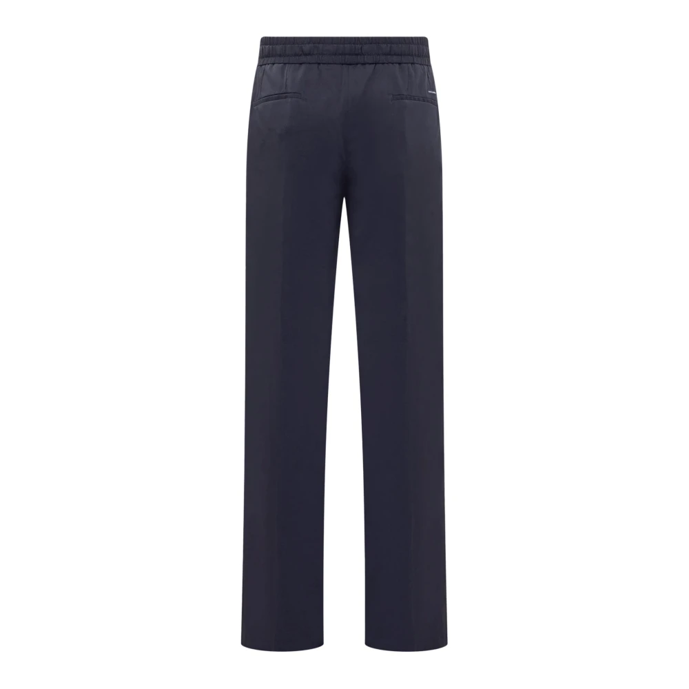 Dolce & Gabbana Technische Jogging Nylon Broek Blue Heren