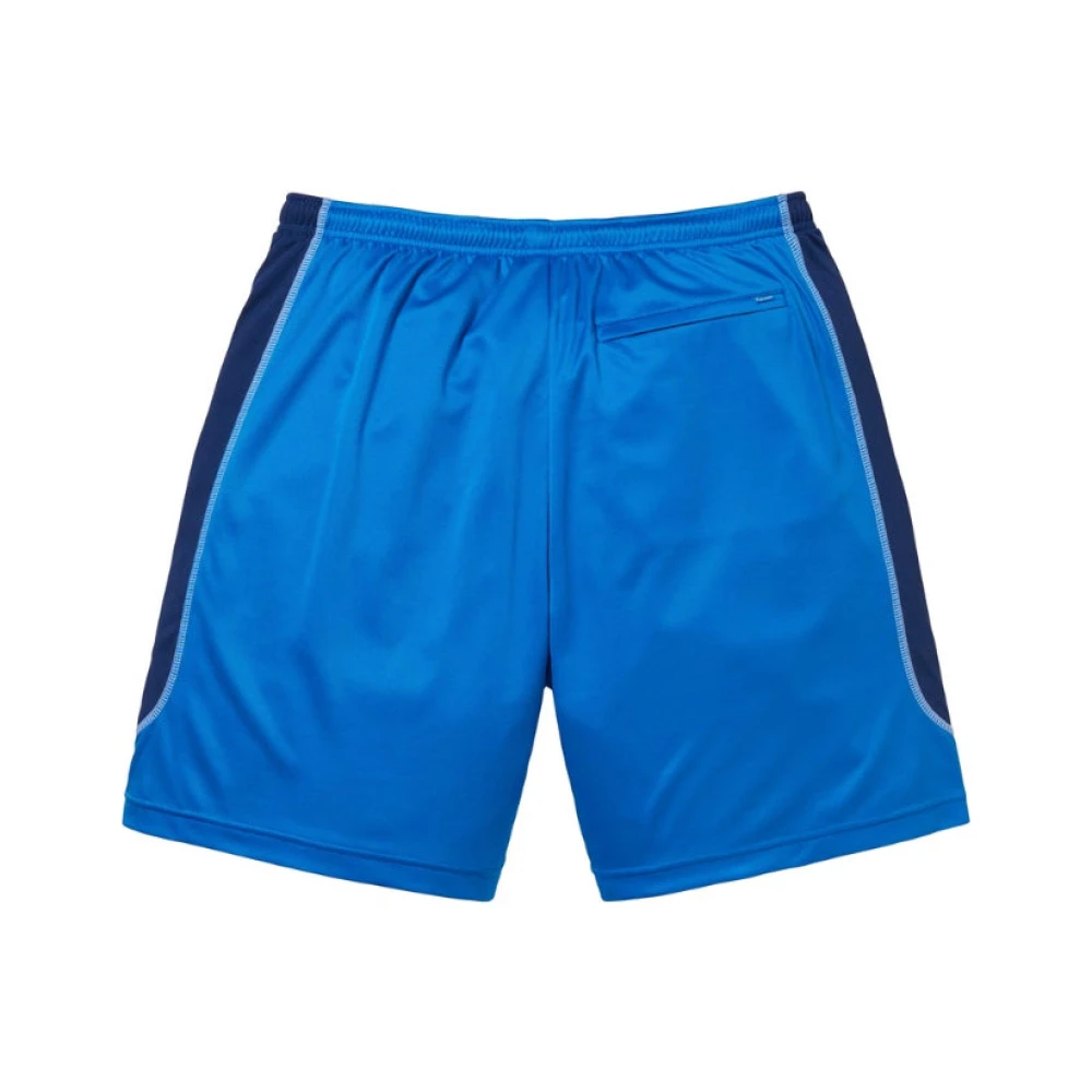 Supreme Blauwe Voetbalshorts | Stijlvol Blue Heren