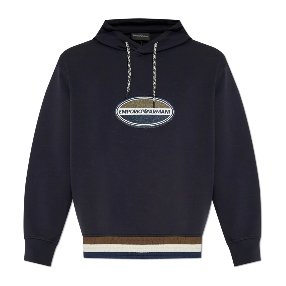 Emporio Armani Uomo Blu Sweatshirts & Hoodies