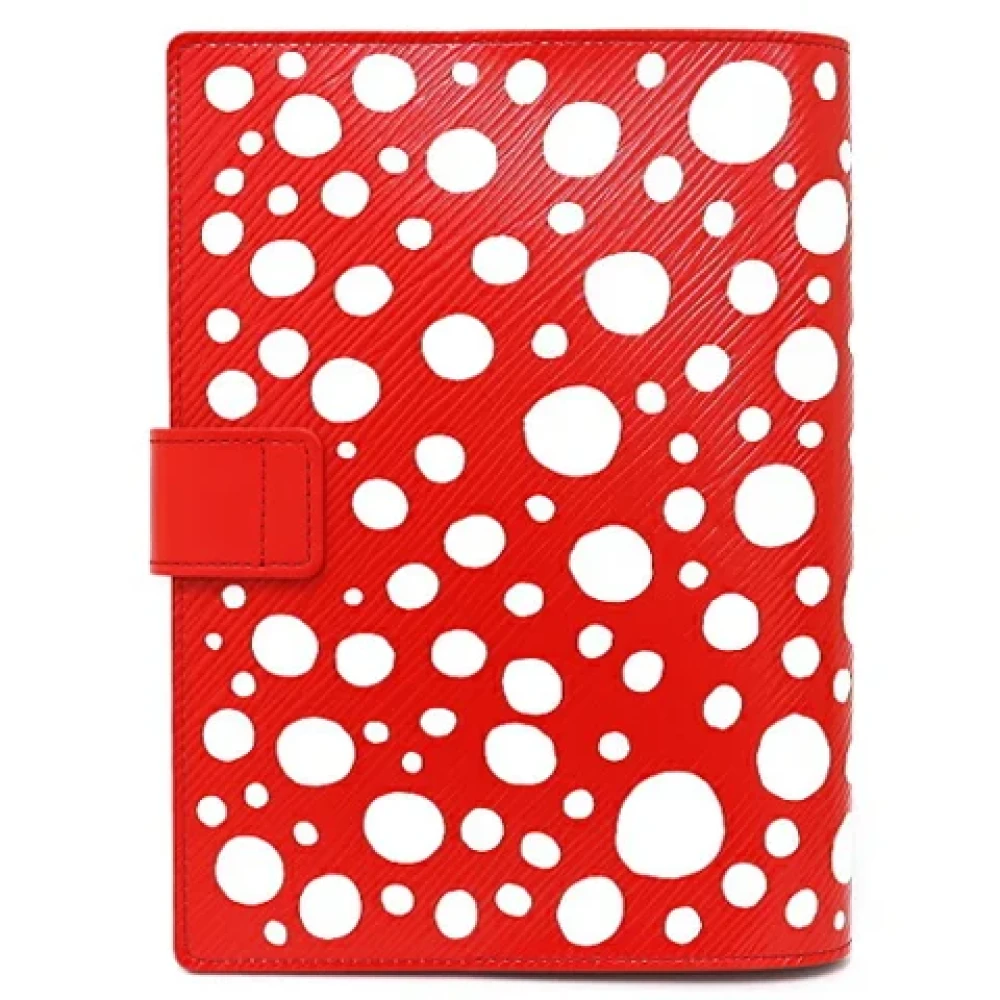 Louis Vuitton Vintage Pre-owned Leather home-office Red Dames