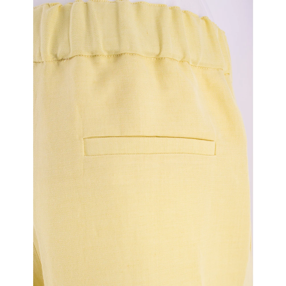 Fabiana Filippi Trousers Yellow Dames