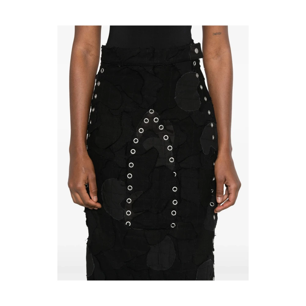 Who Decides War Zwart Oogje Versierde Rok Black Dames