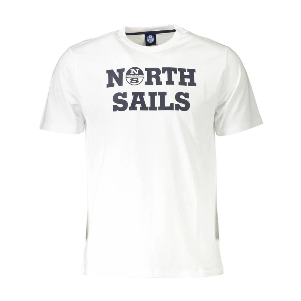 North Sails Hombre Blanco Camisetas, Talla: M