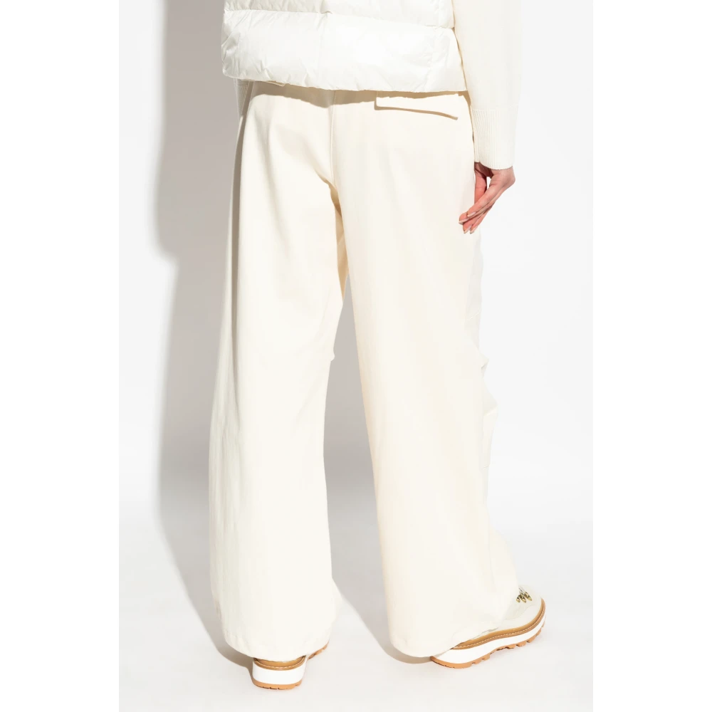 Moncler Wijde broek Beige Dames