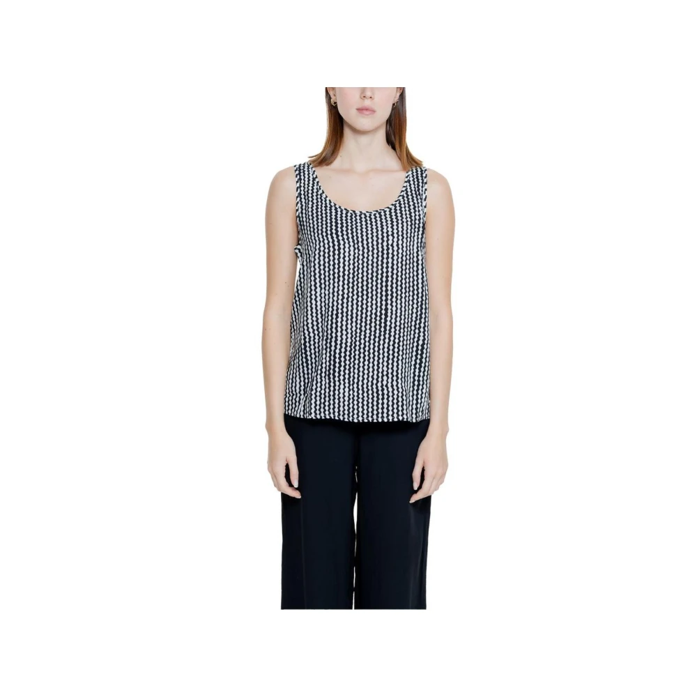 Only Dames Tanktop Lente Zomer Collectie Black Dames