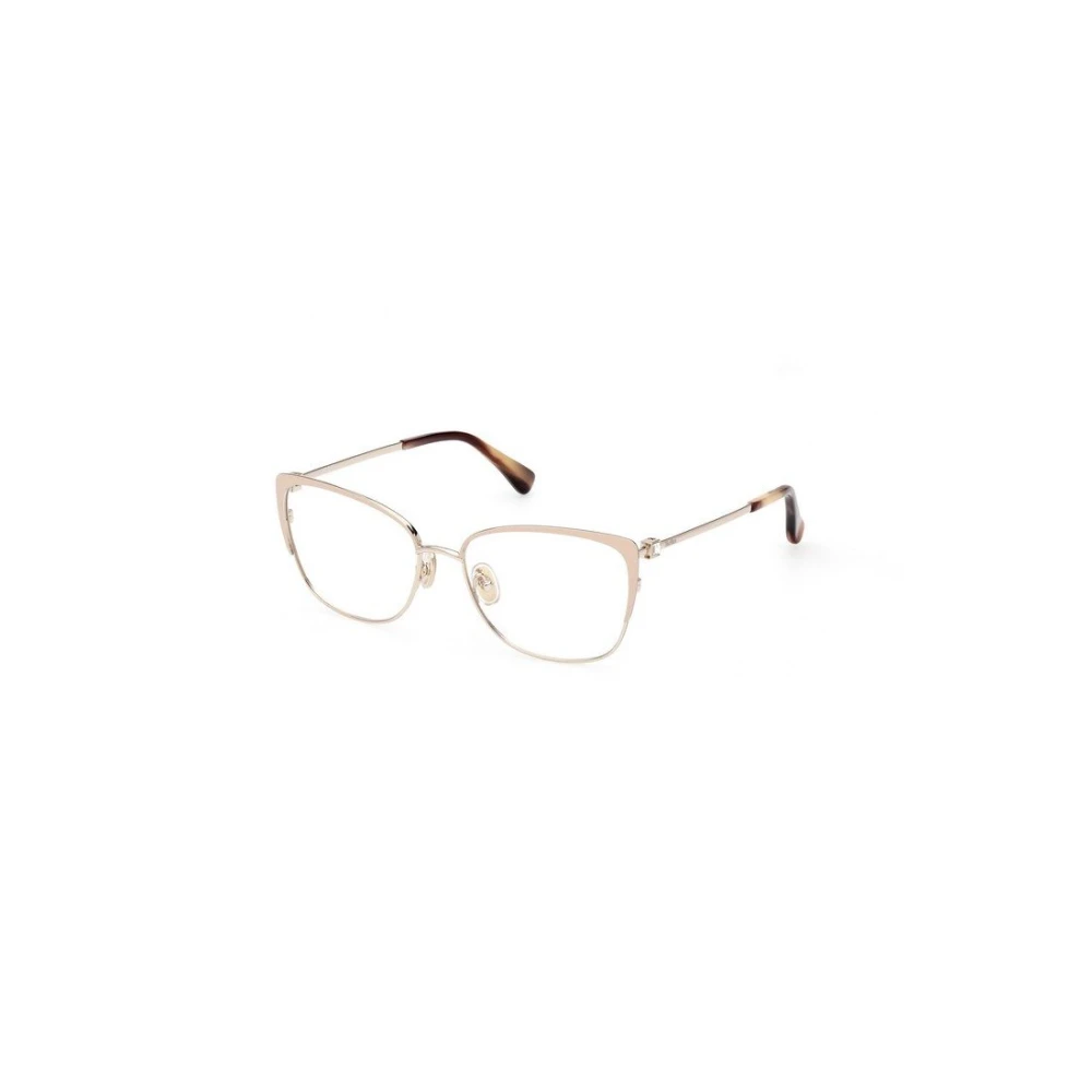 Max Mara Yellow Glasses, Female, 55 Mm, Optical Frame