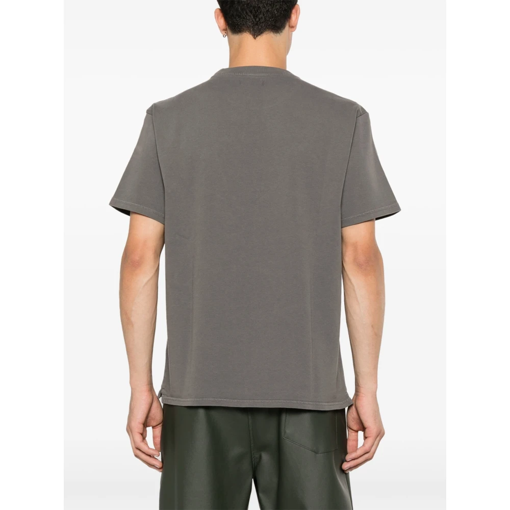 Autry Logo Patch T-Shirt Gray Heren