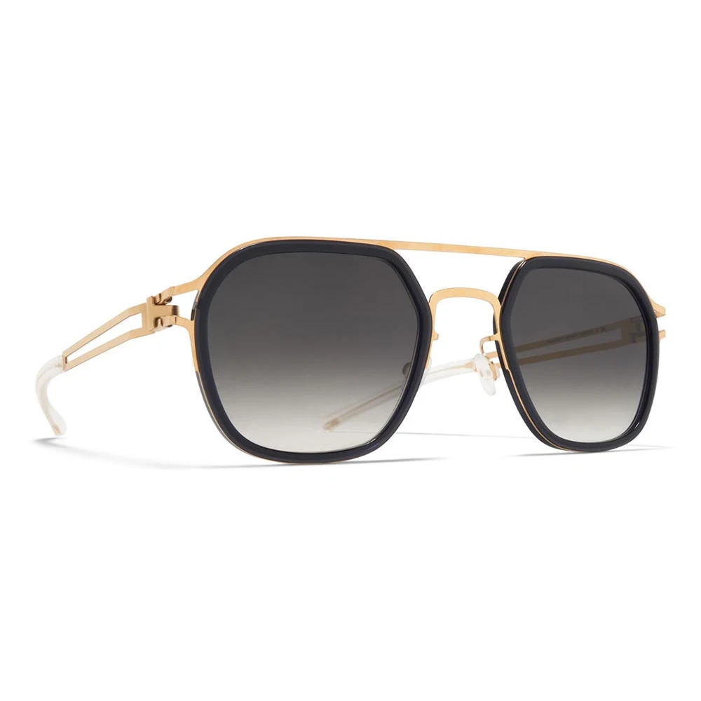 Mykita Unisex Yellow Sunglasses, 50 Mm, Leeland Sunglasses In Glossy Gold