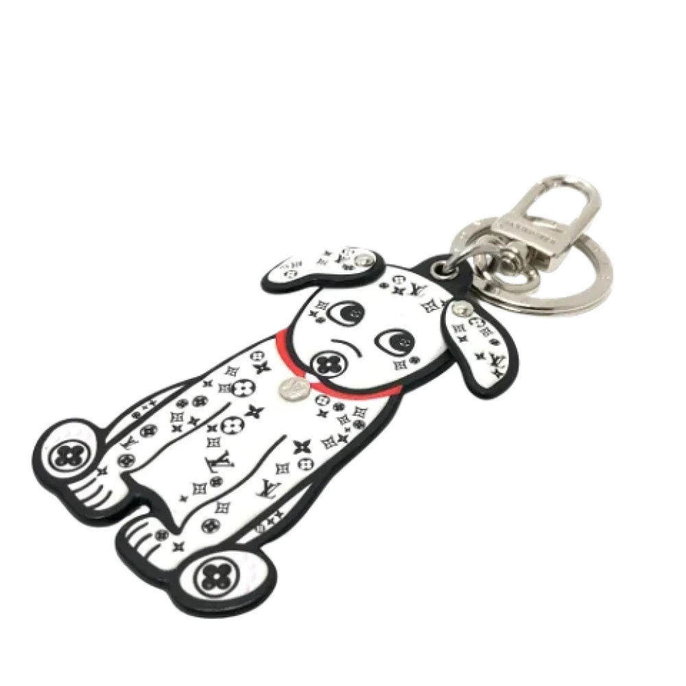 Louis Vuitton Vintage Pre-owned Leather key-holders White Dames