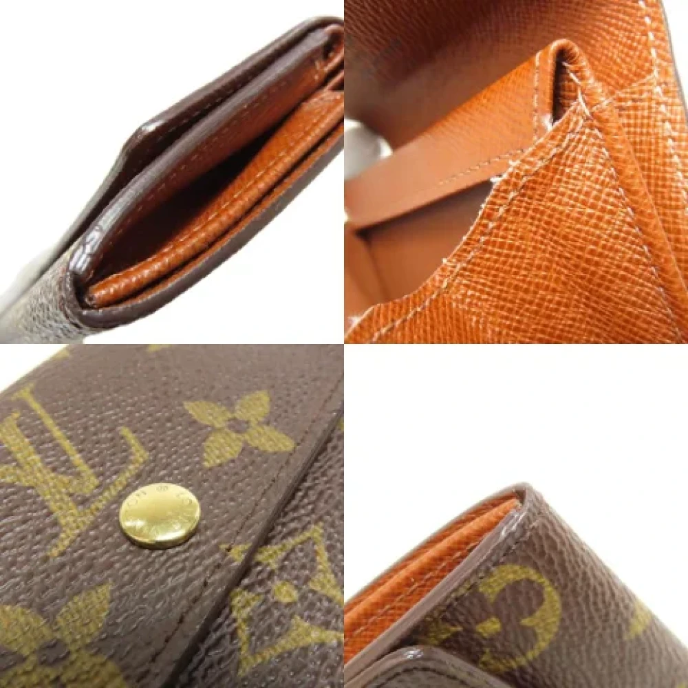 Louis Vuitton Vintage Pre-owned Canvas wallets Brown Dames