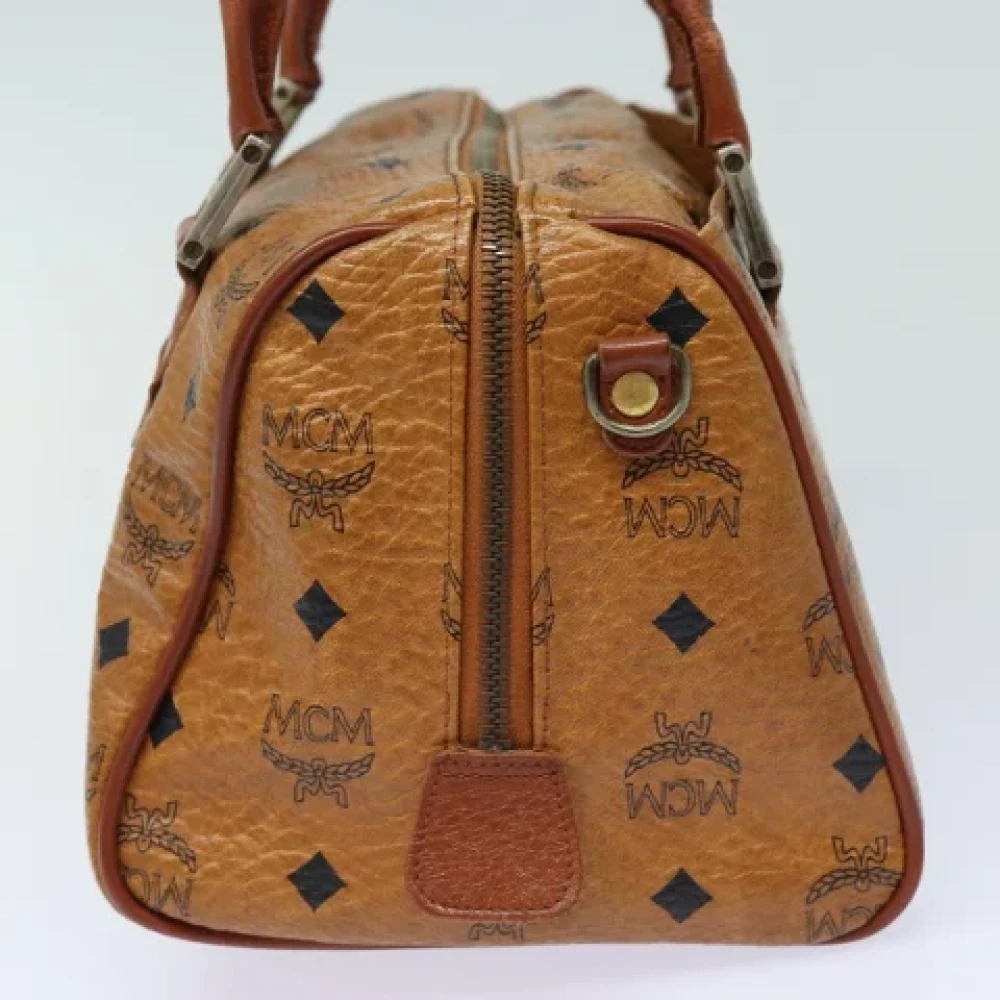 MCM Pre-owned Leather handbags Brown Dames