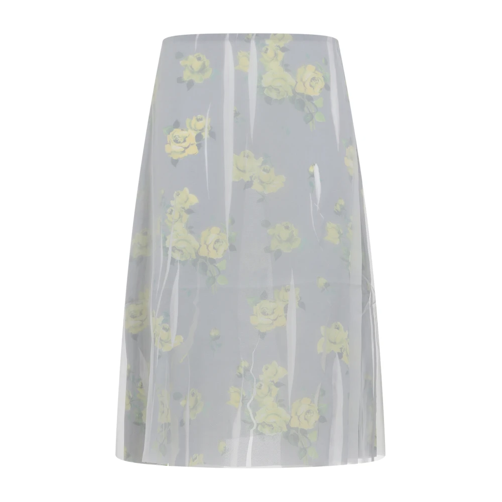 Acne Studios Groene Rok voor Moderne Vrouwen Blue Dames
