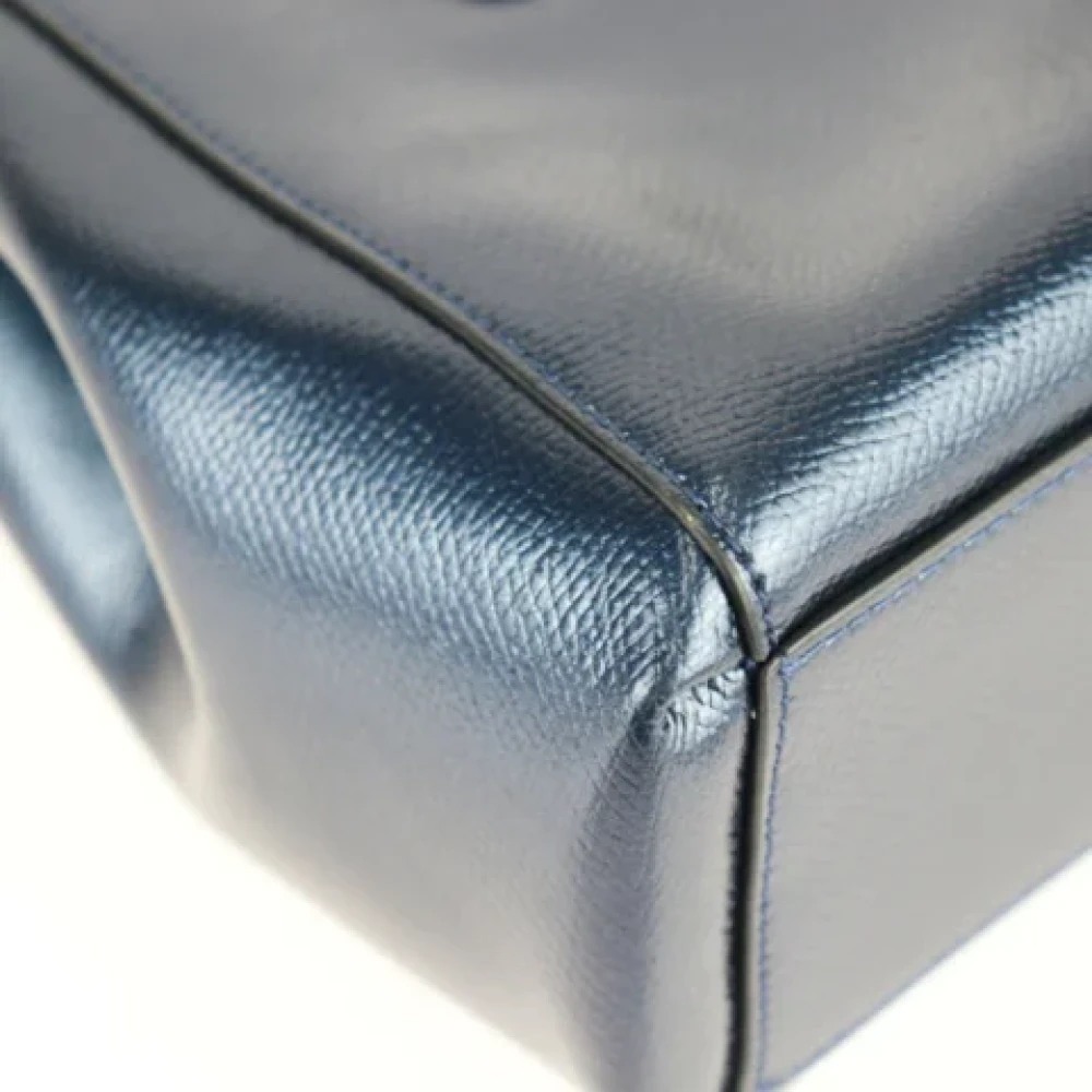 Coach Pre-owned Leather handbags Blue Dames