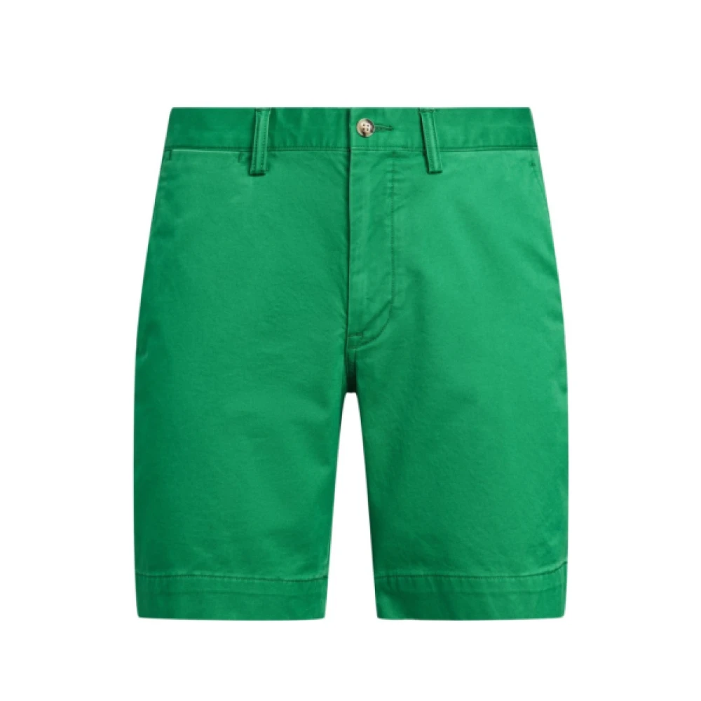 Polo Ralph Lauren Stretch Katoen Cruise Green Shorts Green Heren
