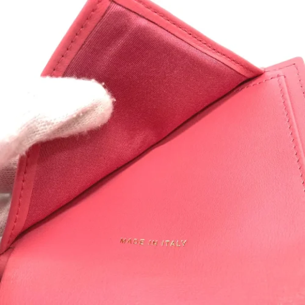 Chanel Vintage Pre-owned Leather wallets Pink Dames